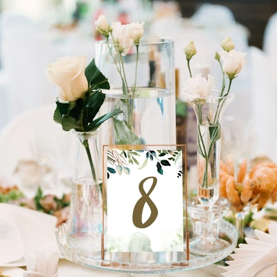  Wedding - Stationery - Printing - Table - Number - Sq