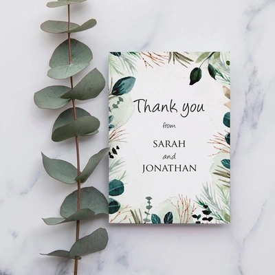  Wedding - Stationery - Printing - Thankyou - Sq